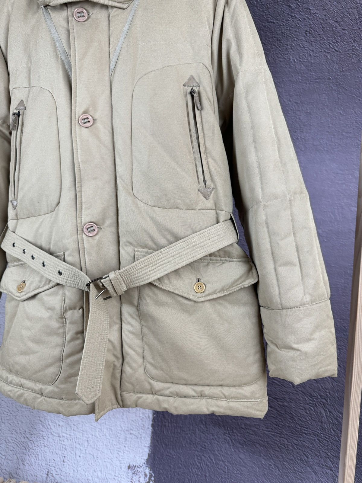 Other Mabrun made in Italy beige down parka heavy coat Size US M / EU 48-50 / 2 - 6 Thumbnail