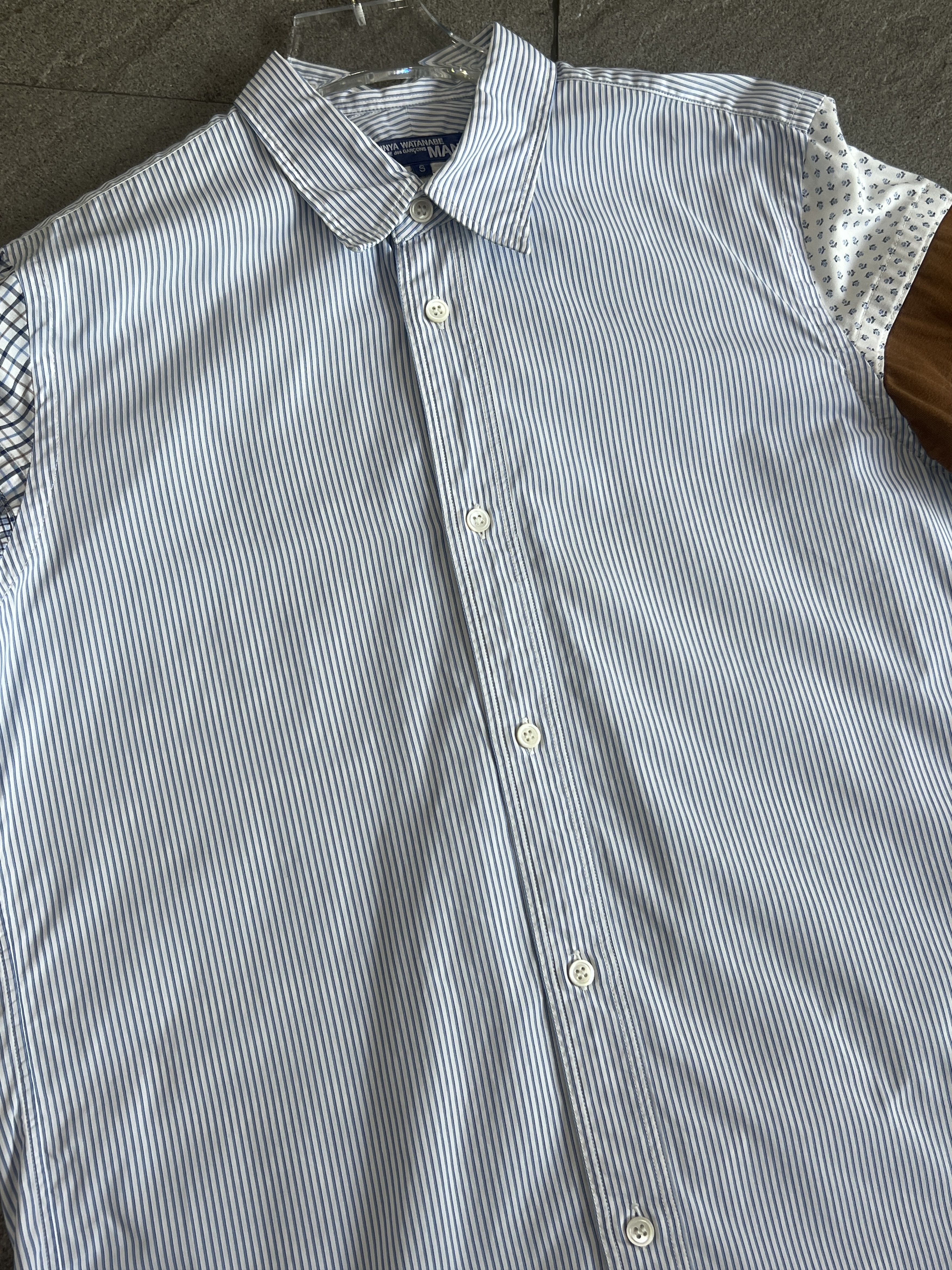 Junya Watanabe Junya Watanabe Comme des Garçons patchwork shirt Size US S / EU 44-46 / 1 - 3 Thumbnail