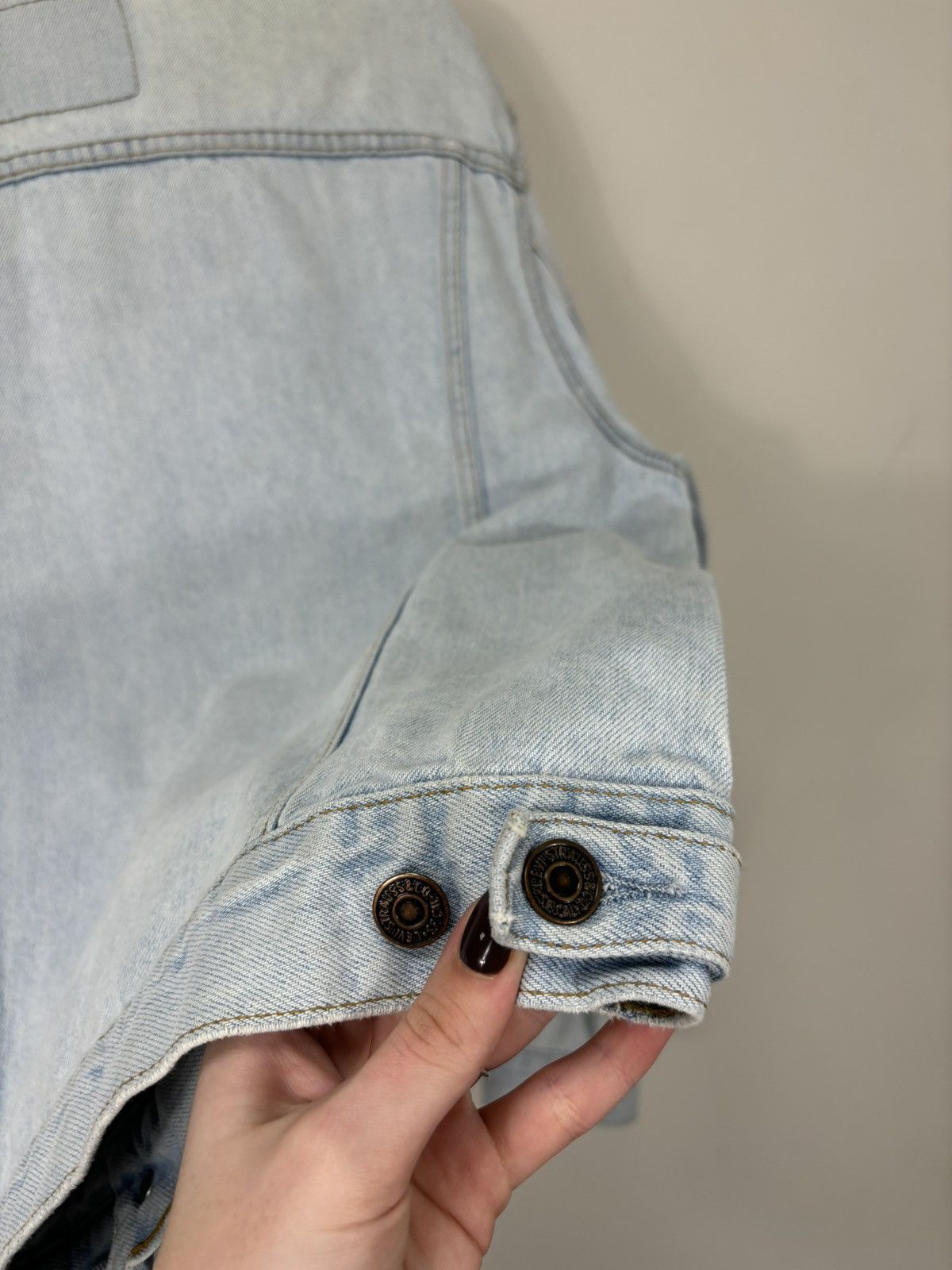 Levi's Vintage 90s Levi’s USA Faded Washed Rare Hype Denim Jacket Size US M / EU 48-50 / 2 - 21 Thumbnail