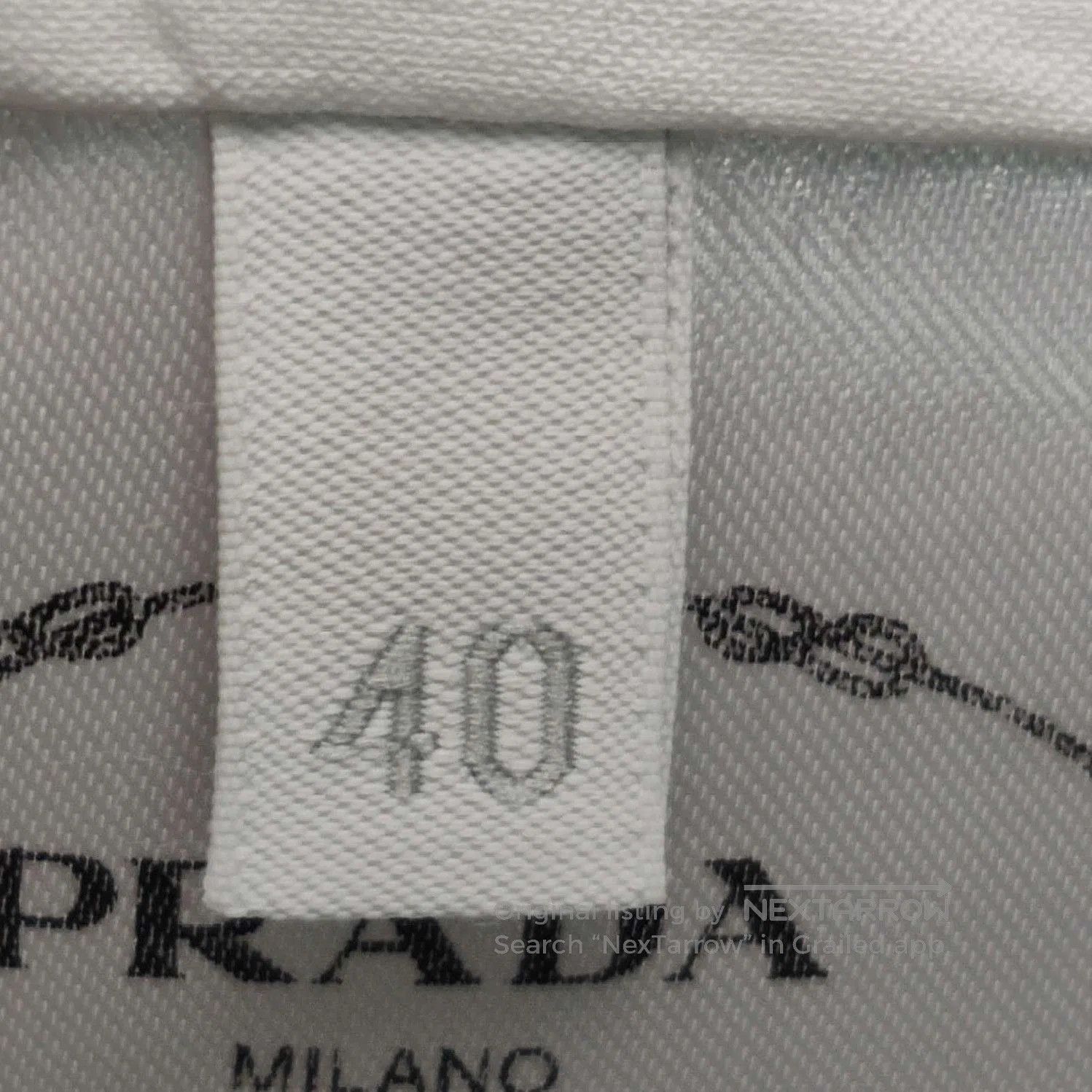 Prada Prada Classic White Cotton Button. Size M / US 6-8 / IT 42-44 - 5 Thumbnail