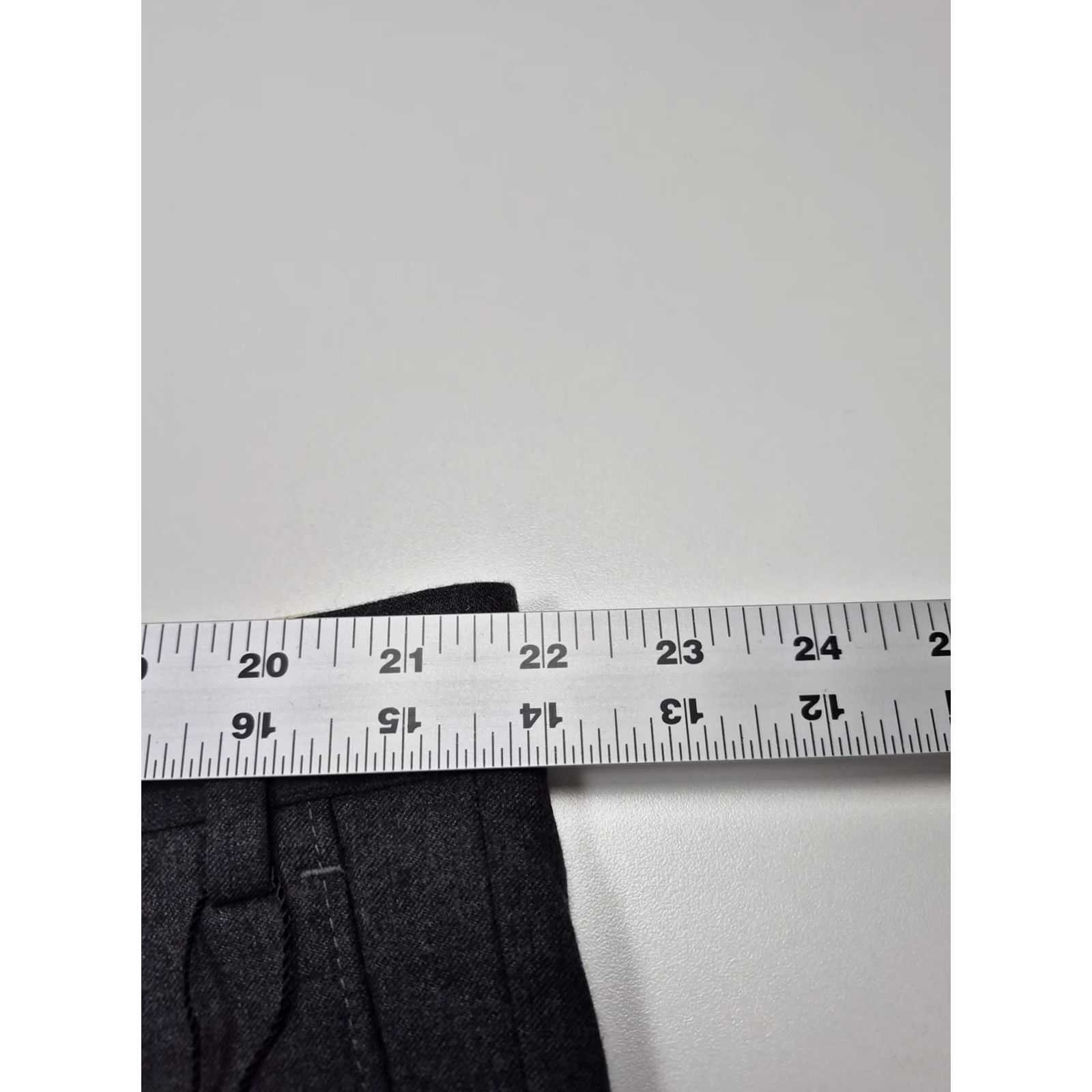 Ralph Lauren VTG Lauren Ralph Lauren Dress Pants Men 44x36 Gray Wool Flat Front Unhemmed Adjustable Hem Slant Pockets Dress Trousers Formal Office Winter Size US 44 / EU 60 - 7 Thumbnail