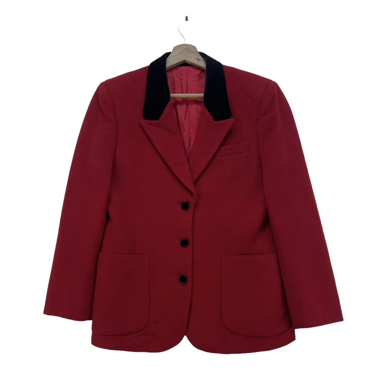 image of Vintage Burberry Dual Pocket in Red, Women's (Size Medium)