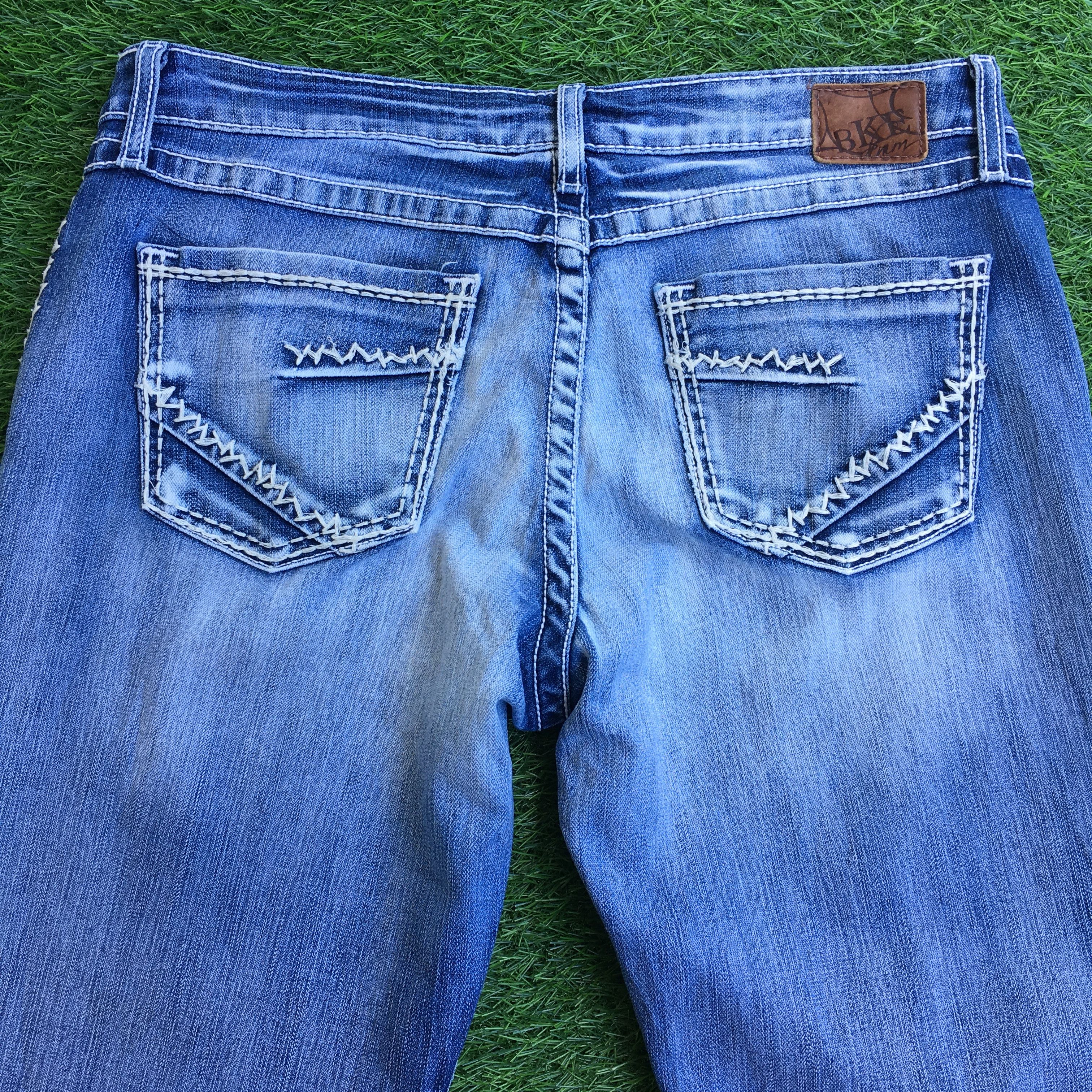 Designer × Jean BKE Denim Low Rise Bootcut Jeans D-1092 Size US 33 - 4 Thumbnail