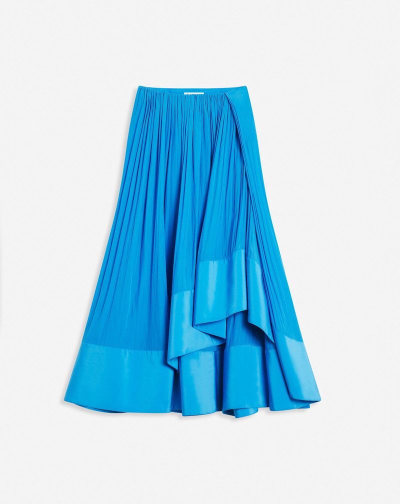 Lanvin o1y0326 Maxi Skirt in Turquoise Size 27" / US 4 / IT 40 - 1 Thumbnail
