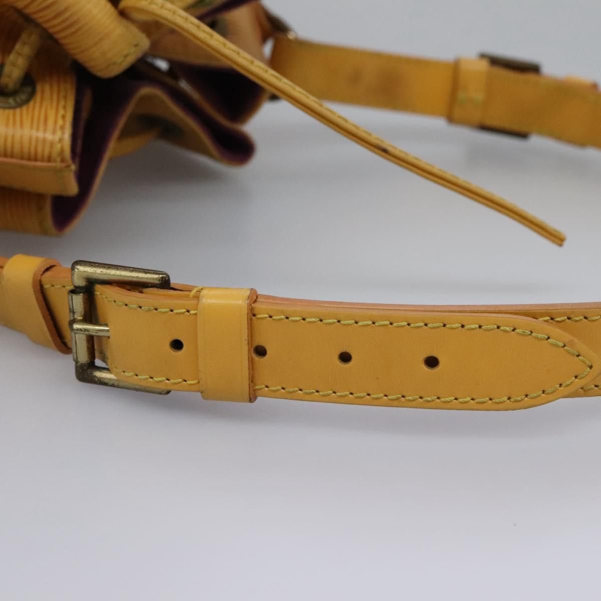 Louis Vuitton LOUIS VUITTON Epi Petit Noe Shoulder Bag Yellow M44109 Size ONE SIZE - 8 Thumbnail