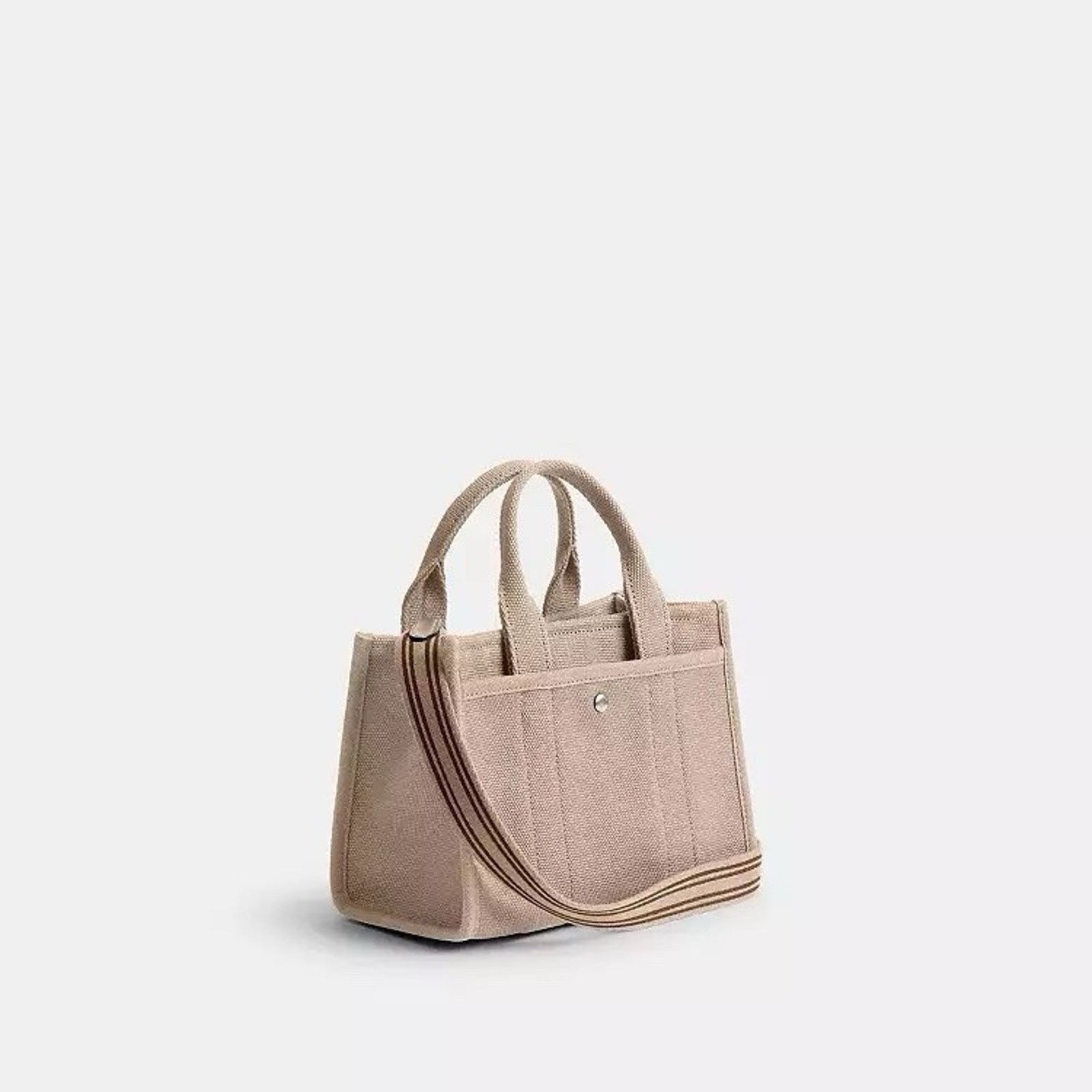 Coach NWT COACH Cargo Tote Bag 20 CZ098 Canvas Silver/Dark Natural Size ONE SIZE - 13 Thumbnail