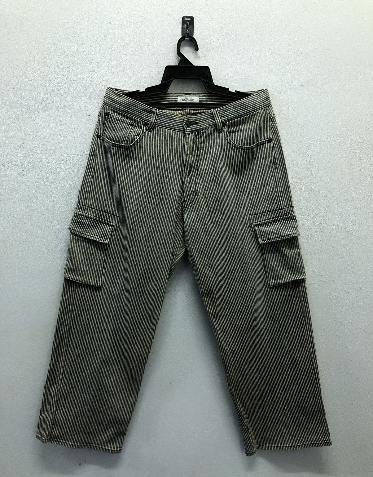 Vintage Vintage B.C. Company Denim Cargo Pants Size US 34 / EU 50 - 1 Thumbnail