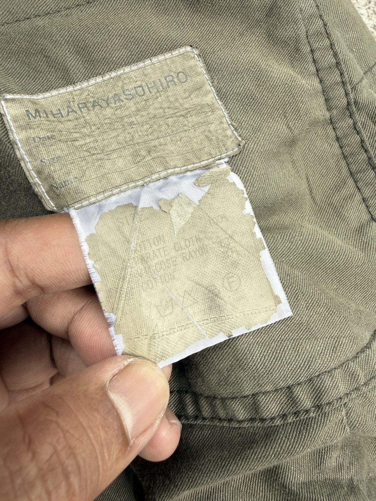 Maison MIHARA YASUHIRO 🔥 MiharaYasuhiro AW05 Distressed Dutch Military Field Jacket Size US S / EU 44-46 / 1 - 16 Thumbnail