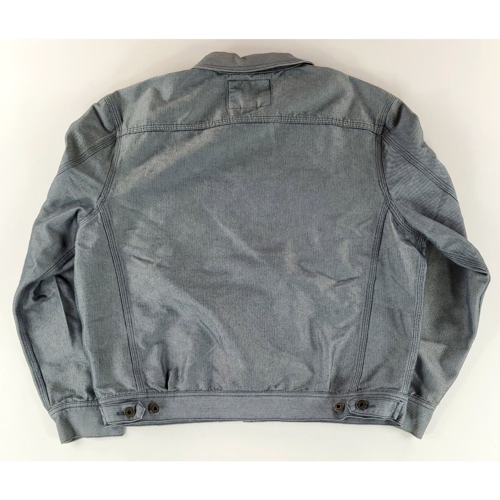 Guess VINTAGE Guess Denim Jean Jacket 90s Blue Gray Mens M Trucker Jacket Size US M / EU 48-50 / 2 - 4 Thumbnail