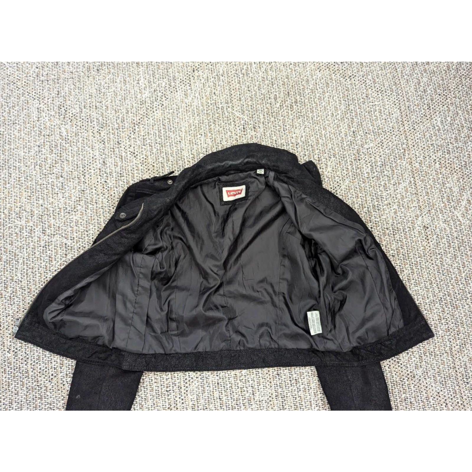 Levi's VINTAGE Levi's motorcycle jacket S Women Black Leather BIKER moto Y2K jacket Zip Mens Womens Girls Size S / US 4 / IT 40 - 5 Thumbnail