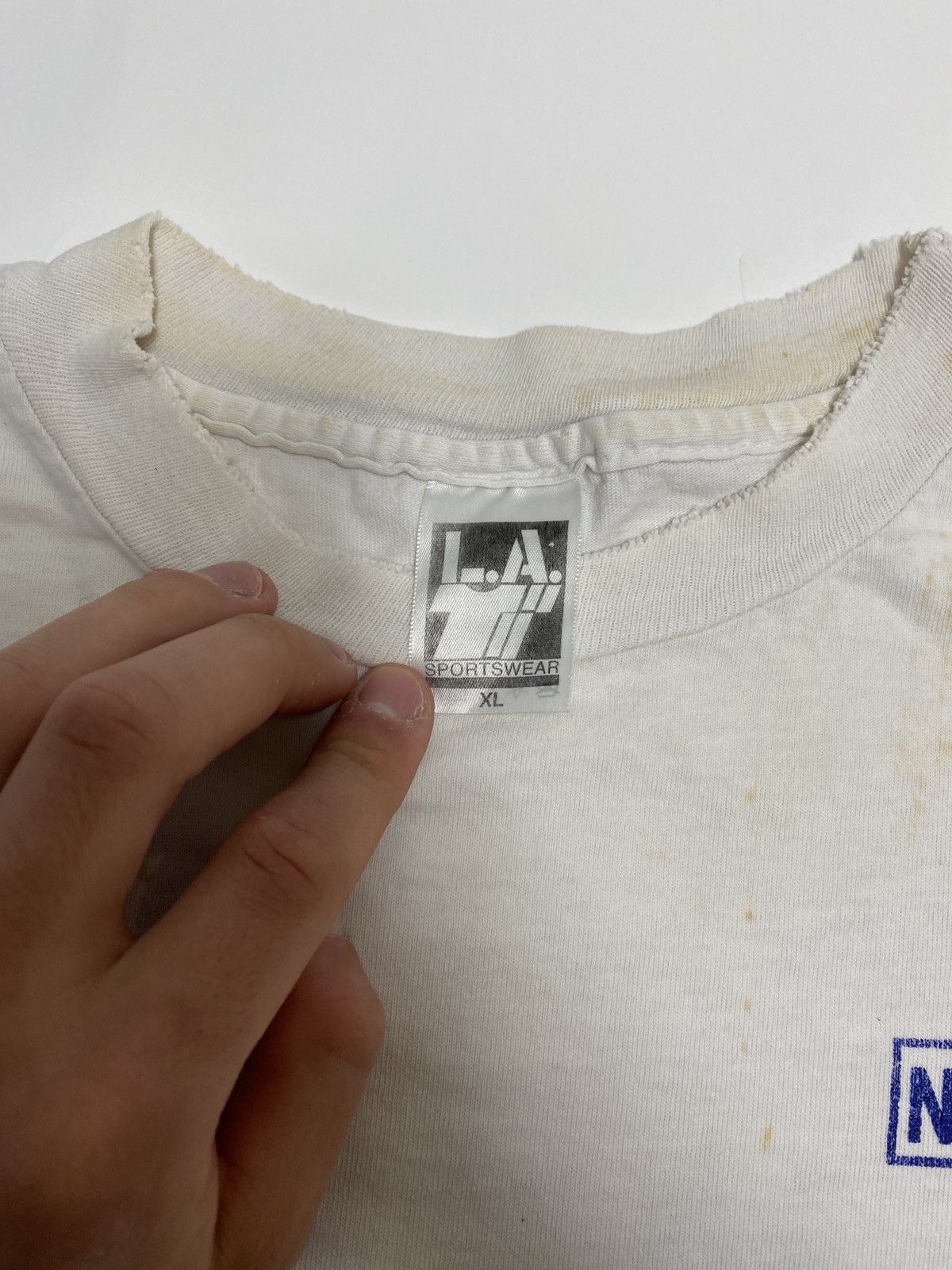 Vintage Vintage USA new Era tshirt Size US XL / EU 56 / 4 - 5 Thumbnail