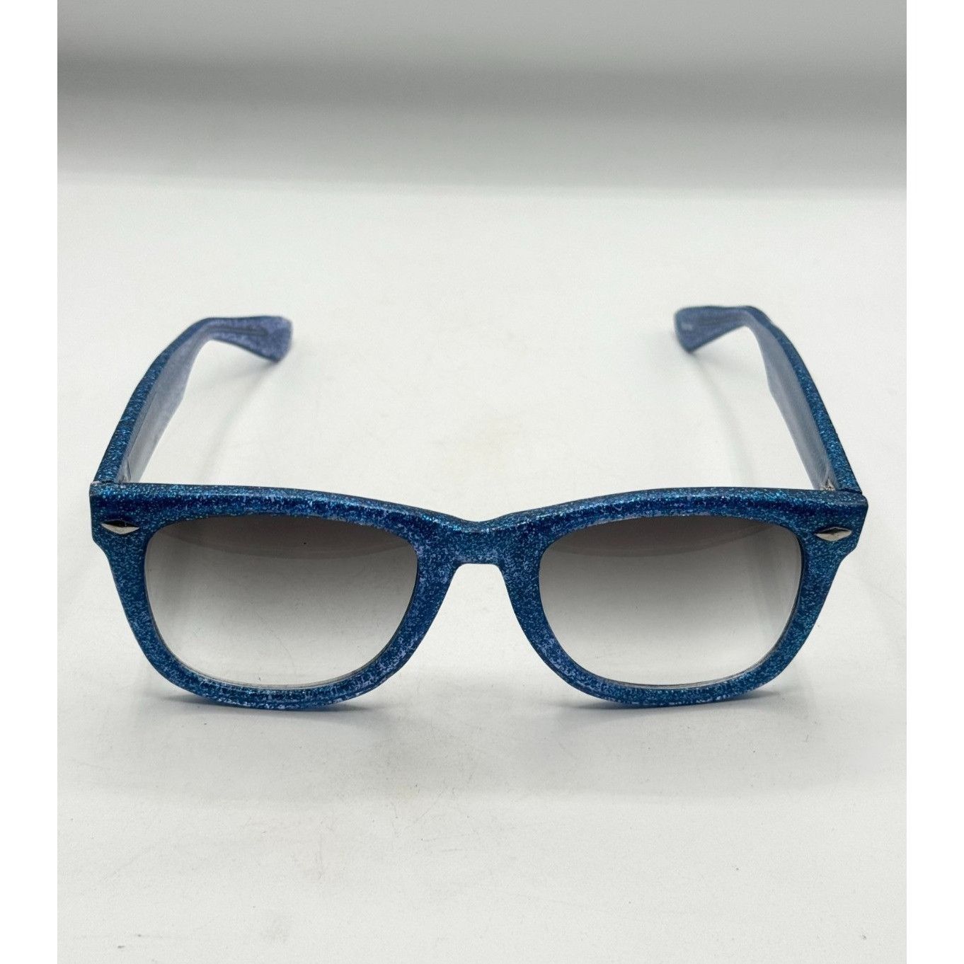 Vintage Glitz By Susan Lauter 1980's Blue Glitter Sunglasses Vintage Size ONE SIZE - 2 Thumbnail