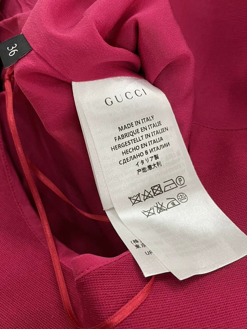 Gucci Gucci Rose-red sleeveless dress Size XS / US 0-2 / IT 36-38 - 4 Thumbnail