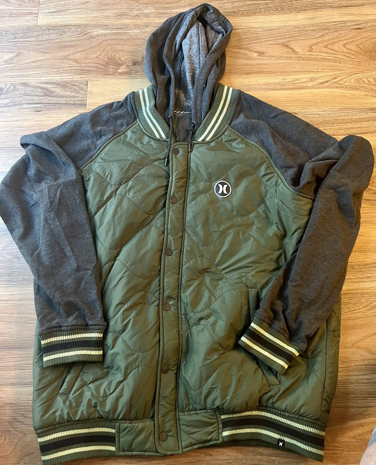 XXL Hurley olive green jacket Outerwear