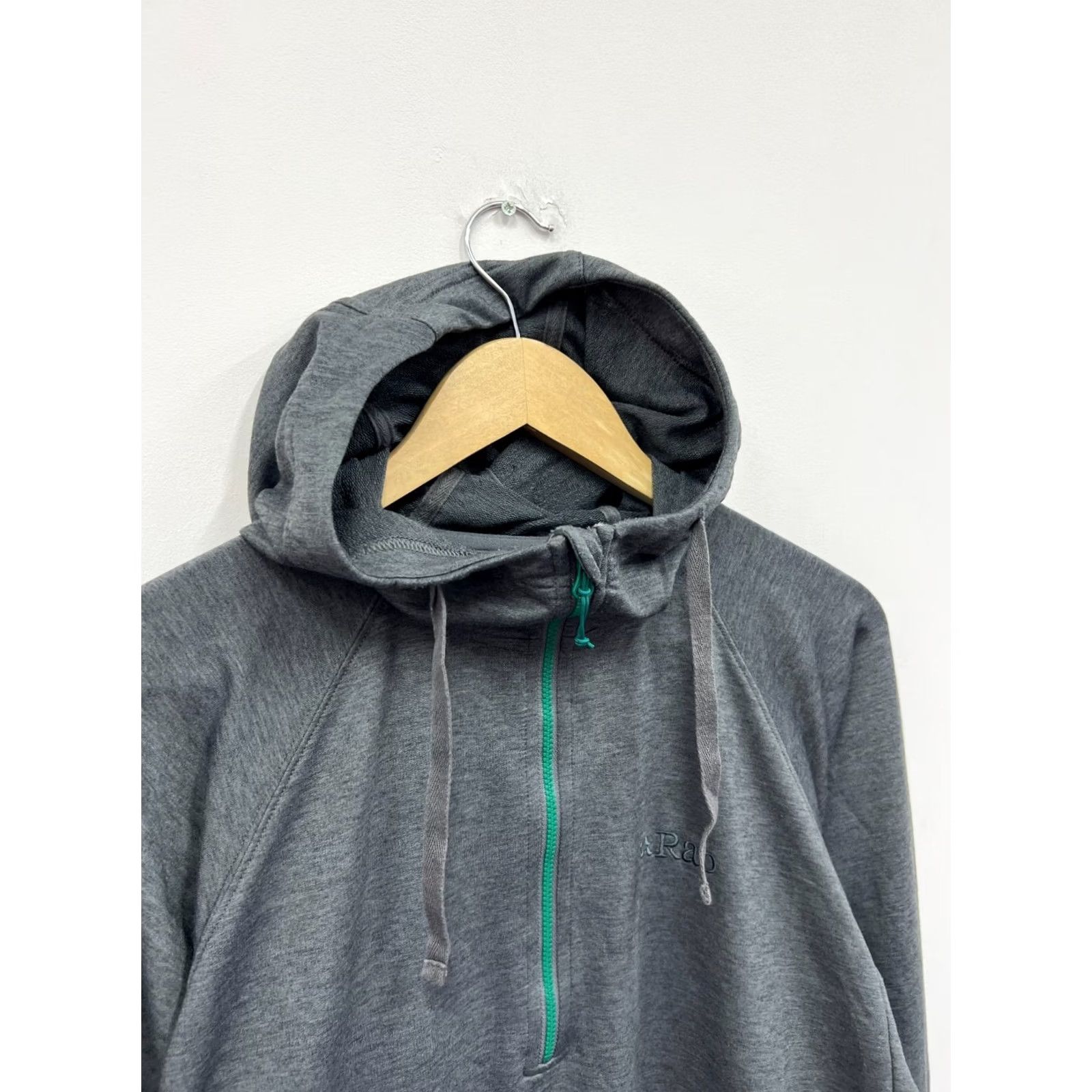 Rab RAB Half Zip Top-Out Hoody Outdoors Hiking Men's Size Medium Gray Logo Casual Size US M / EU 48-50 / 2 - 2 Thumbnail