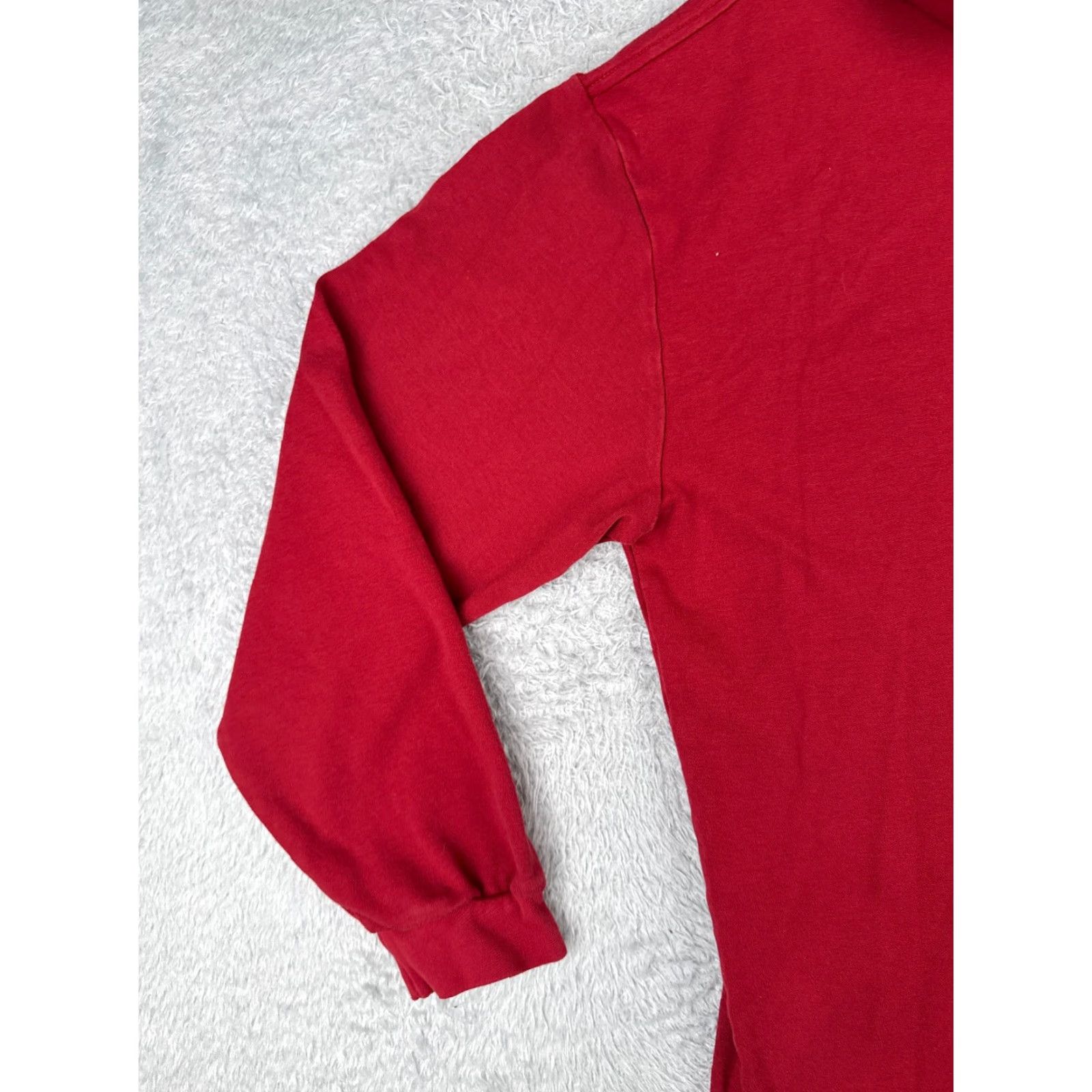 Tommy Hilfiger Tommy Hilfiger Shirt Adult XL Red Long Sleeve Turtle Neck Cotton Logo Jersey Mens Size US XL / EU 56 / 4 - 3 Thumbnail