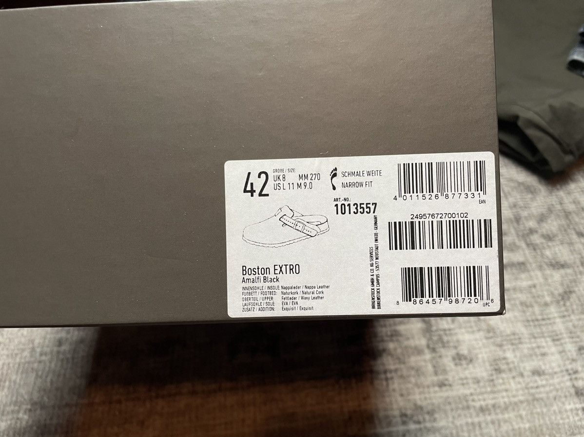 Rick Owens Rick owens Birkenstock Boston Clog Size US 9 / EU 42 - 17 Thumbnail