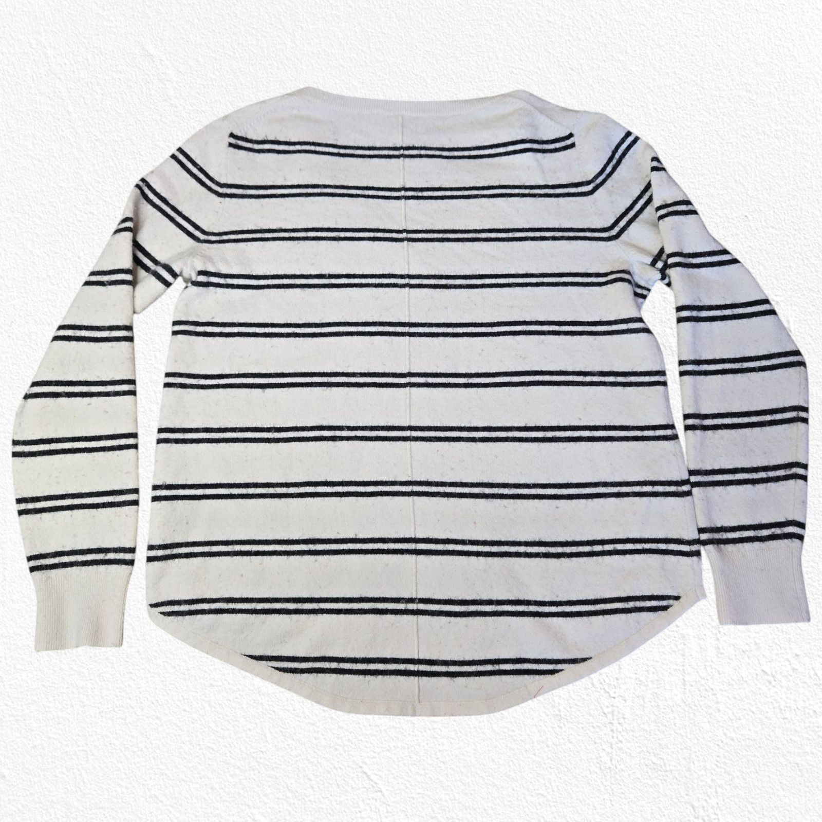 Gap GAP White Navy Striped Wool Blend Sweater Size XL Size XL / US 12-14 / IT 48-50 - 8 Thumbnail
