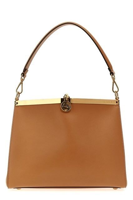 Etro ETRO Vela Medium Beige Leather Shoulder Bag New Size ONE SIZE - 1 Thumbnail