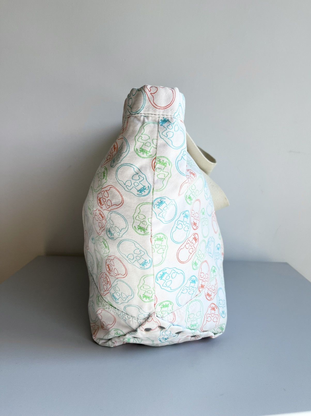 Lucien Pellat-Finet Archive Lucien Pellat Finet rainbow skull canvas shopper bag Size ONE SIZE - 4 Thumbnail