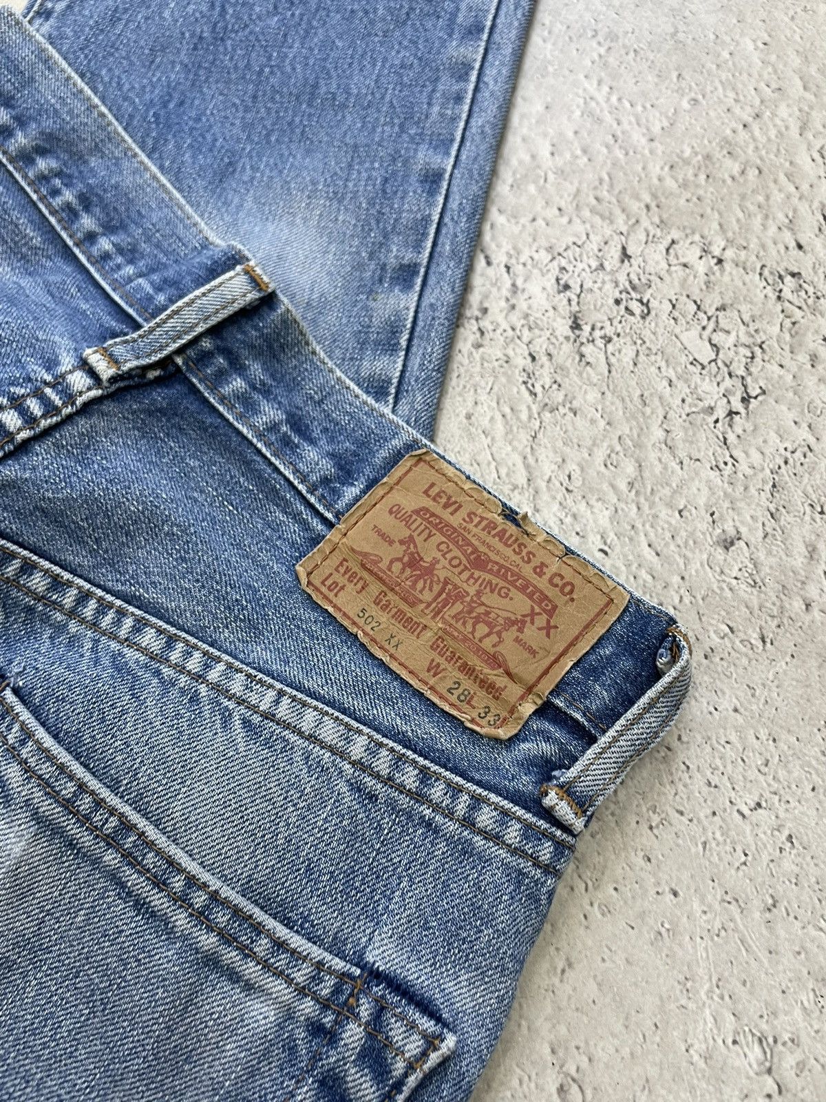 Levi's Levi’s blue jeans faded washed 90s from Japan selvage Size US 28 / EU 44 - 12 Thumbnail