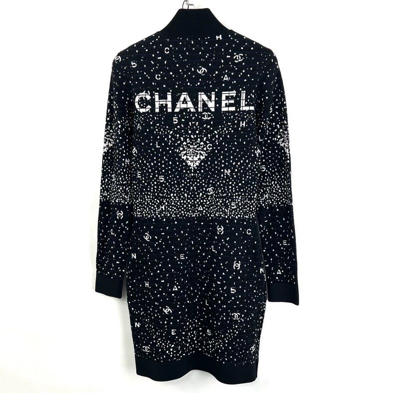 Chanel Chanel Ski series full of stars double C logo knitted dress Size XXS / US 00 / IT 34 - 2 Thumbnail