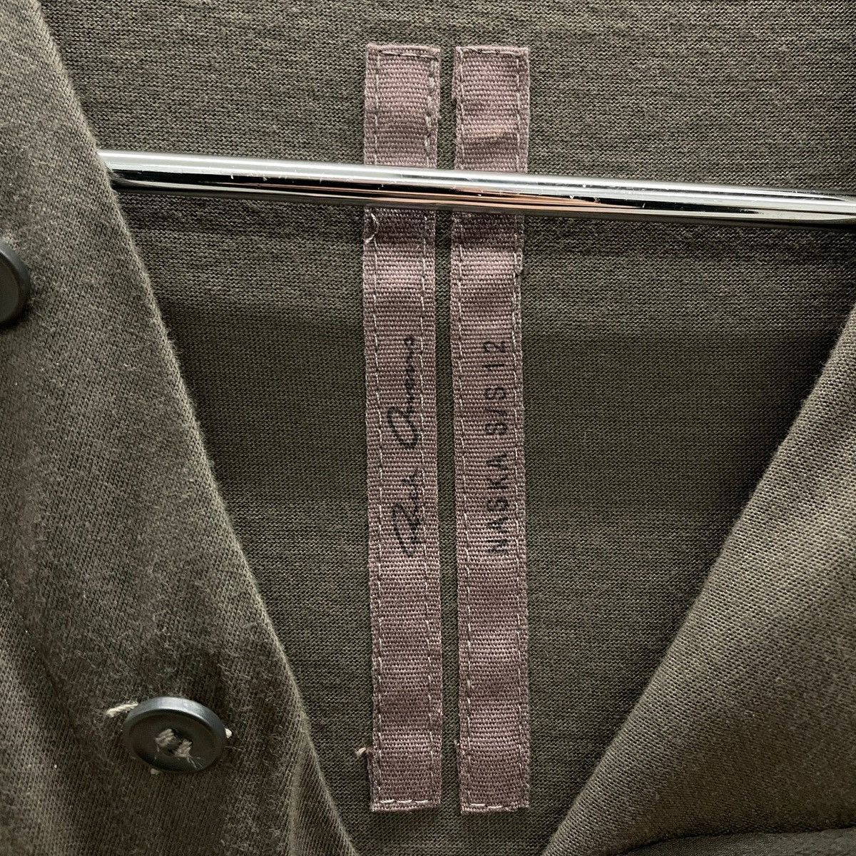 Rick Owens SS12 Rick Owens “NASKA” Asymmetrical Column Dress Size XXS / US 00 / IT 34 - 11 Thumbnail