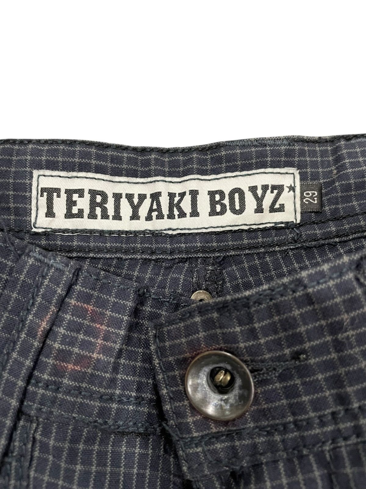 Japanese Brand Teriyaki Boyz⭐️ Fragment Design Checkered Pants Size US 29 - 15 Thumbnail