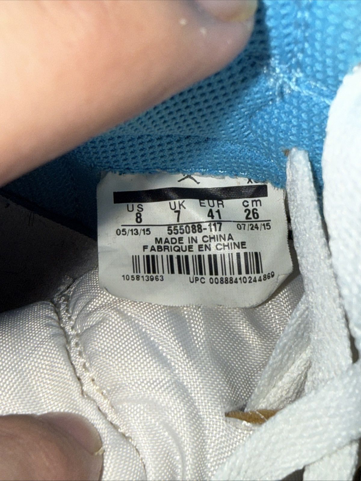 Jordan Brand Size 8 - Jordan 1 Retro High OG UNC 2015 Size US 8 / EU 41 - 8 Thumbnail