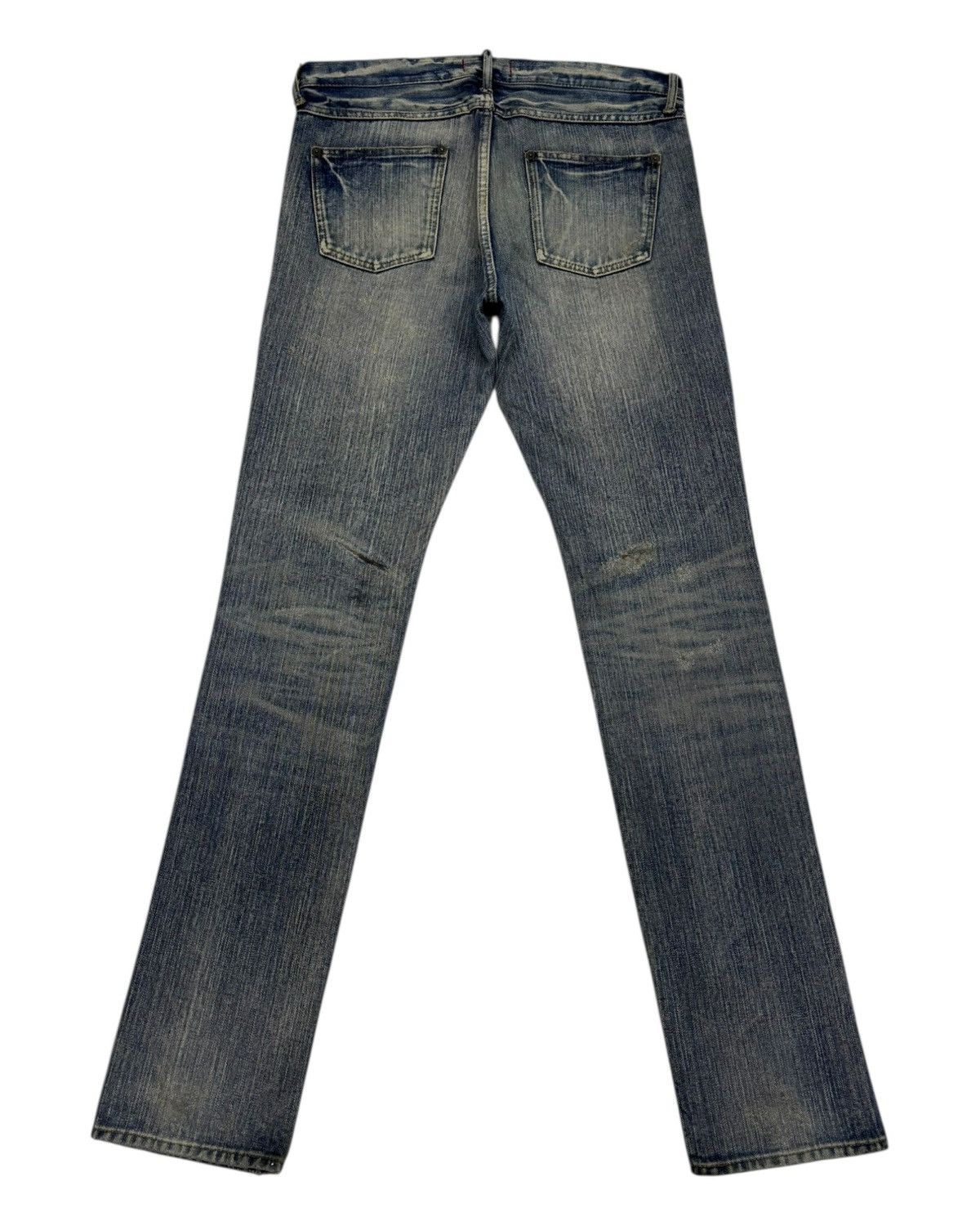 NANO universe × Number (N)ine Nano Universe Boro Patchwork Mud Wash Distressed Denim Jean Size US 33 - 4 Thumbnail