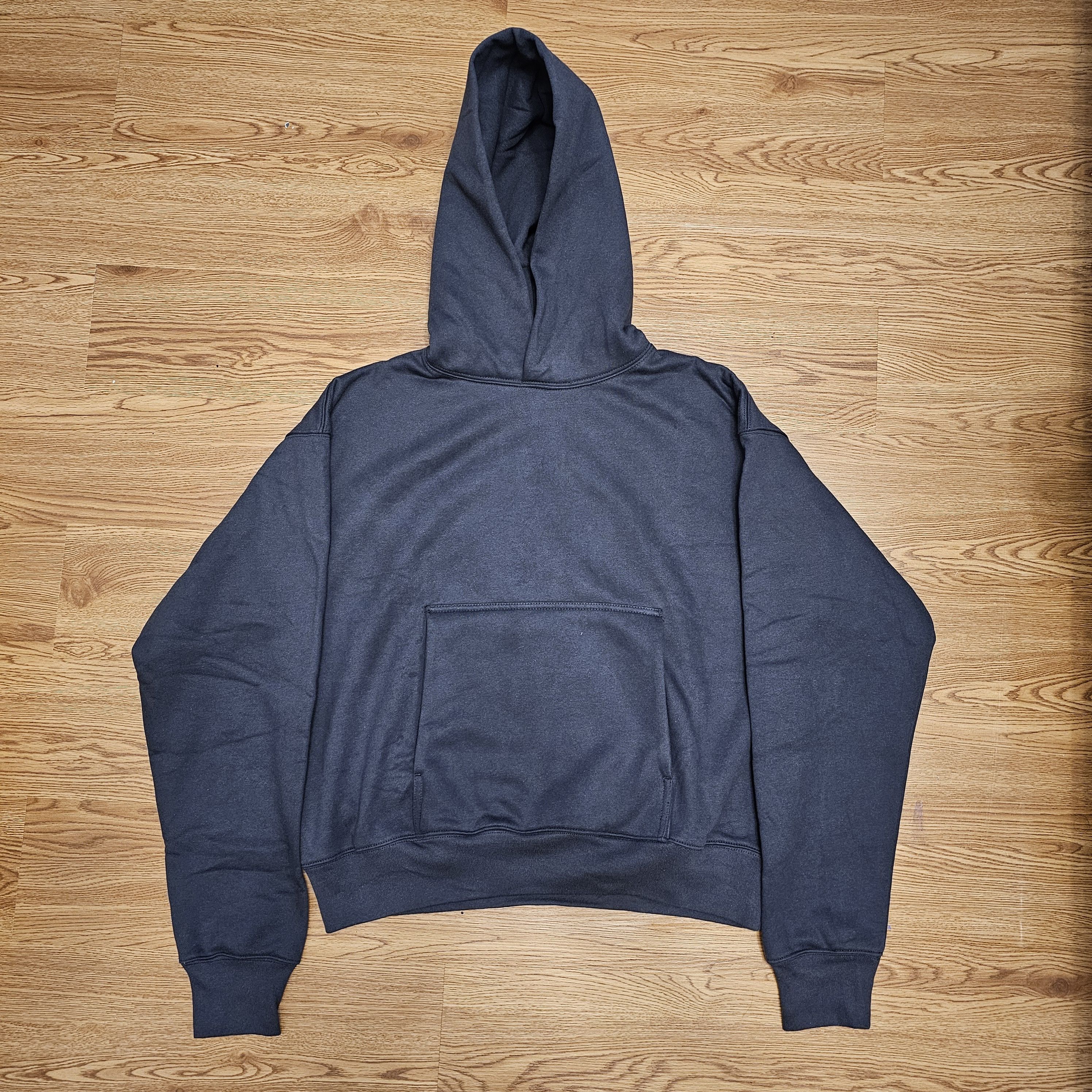 image of Yeezy By Balenciaga Unreleased Pullover Hoodie in Black Wash, Men's (Size Large)