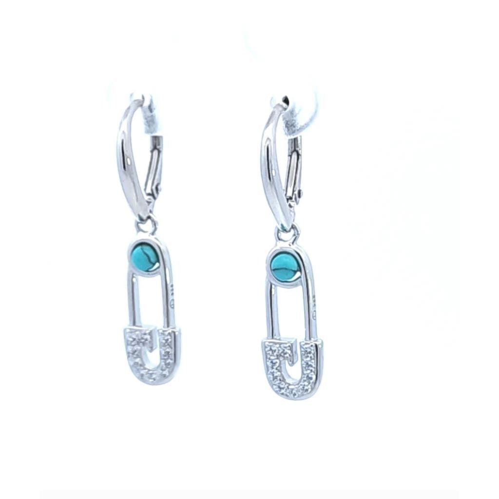 Other Paperclip Link Drop Earrings Sterling Silver 925 Size ONE SIZE - 2 Thumbnail