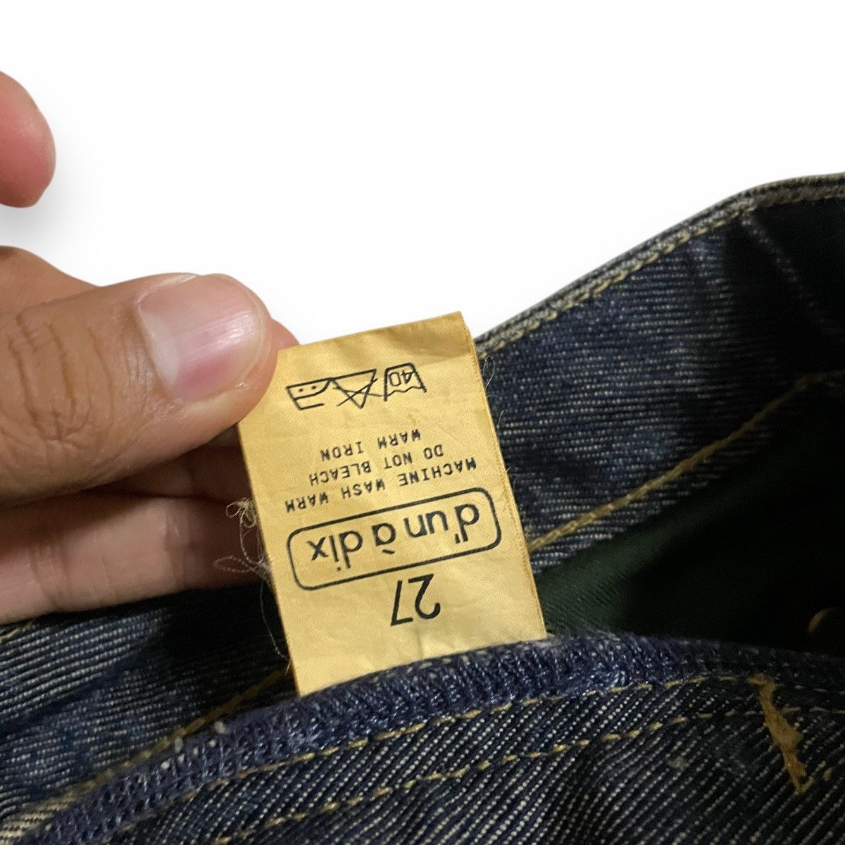 If Six Was Nine ORIGINAL RUSTY FADED DENIM D'UN À DIX JEANS (28×40) Size US 28 / EU 44 - 6 Thumbnail
