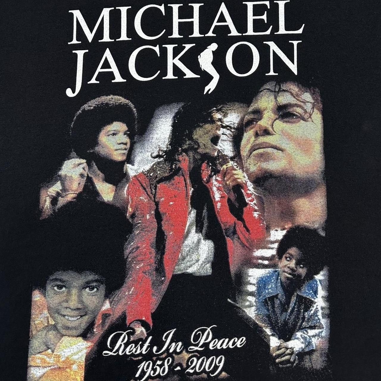Band Tees × Michael Jackson × Vintage Michael Jackson 2009 Memorial T-Shirt Size US XL / EU 56 / 4 - 3 Thumbnail