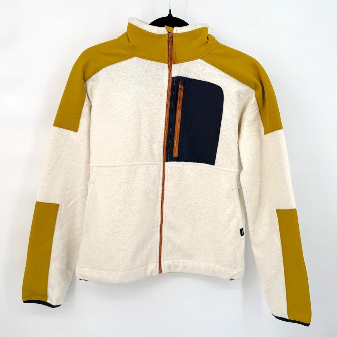 Prana NWT prAna Womens Fleece Peak Jacket Contrast Chest Pocket Size S / US 4 / IT 40 - 1 Thumbnail