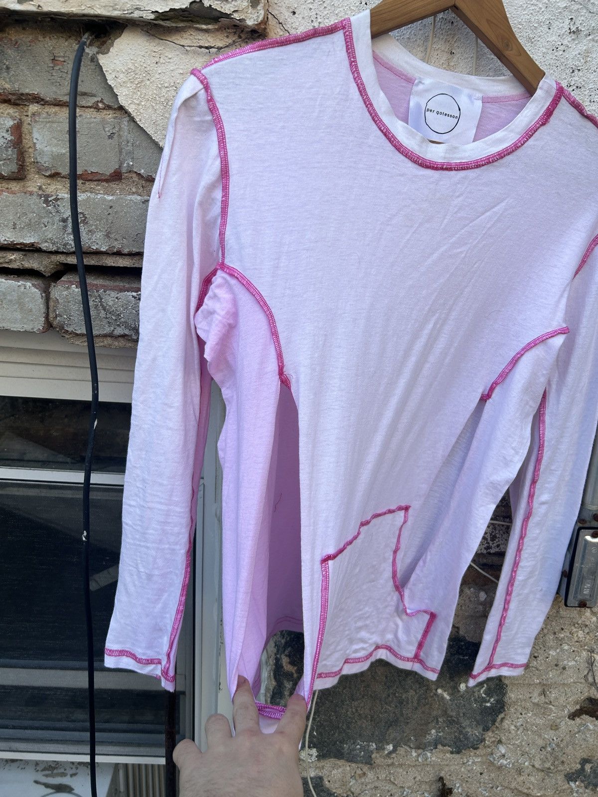Per Gotesson SS19 Contrast stitch Slash top Size US M / EU 48-50 / 2 - 2 Thumbnail