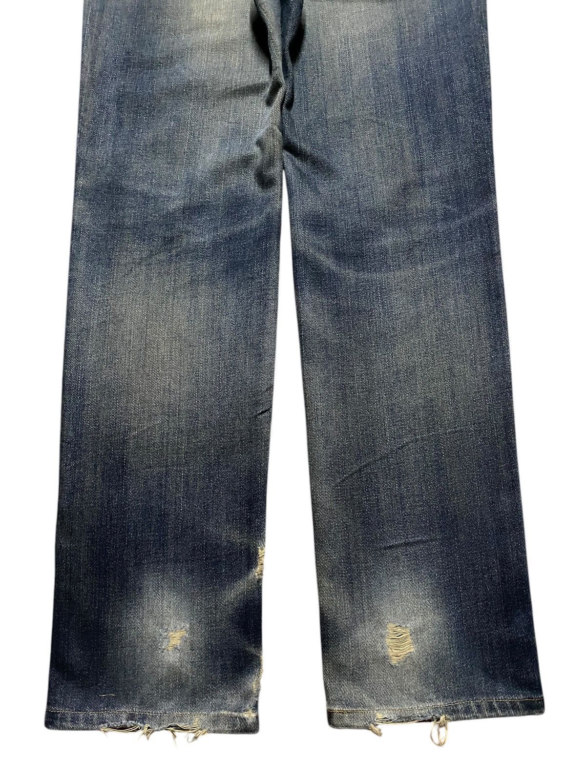 Edwin Vintage Japanese Brand Edwin 503 Distressed Slim Jeans Size US 30 / EU 46 - 6 Thumbnail