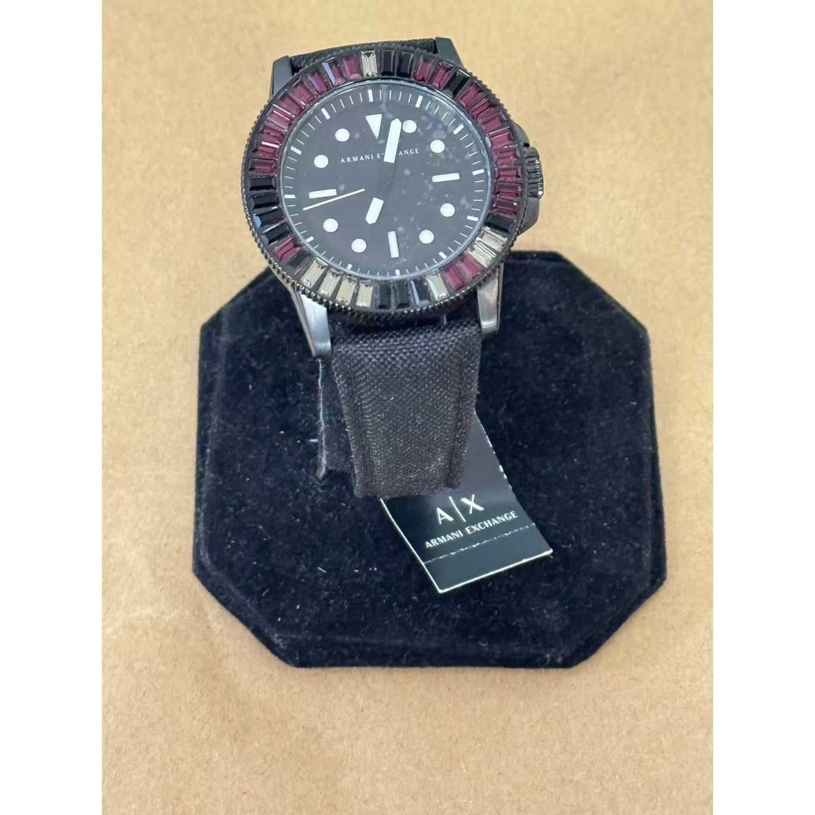 Armani Exchange Exchange Armani AX1857 Watch With Black Dial Fibers Belt Size ONE SIZE - 4 Thumbnail