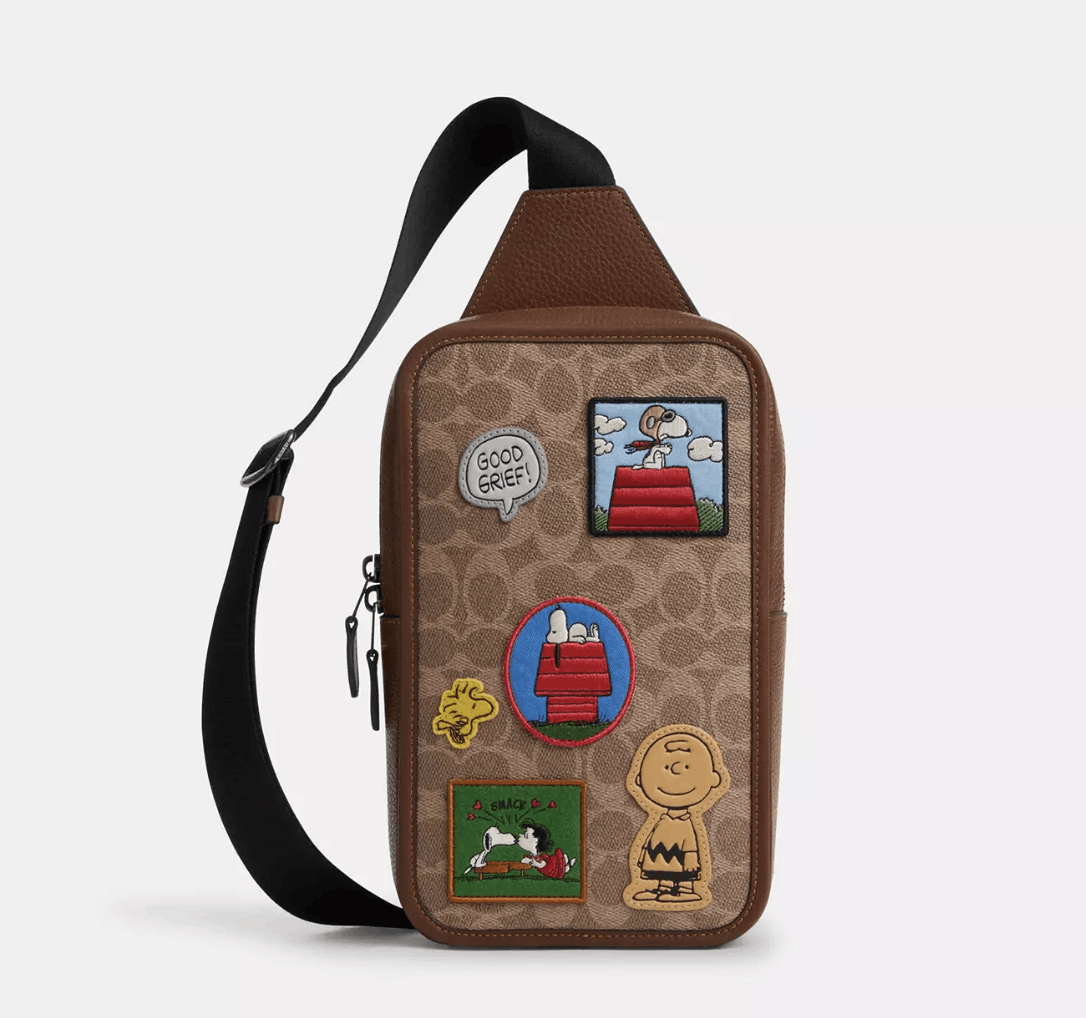 Coach Coach X Peanuts Sullivan Pack With Patches CBI43 Size ONE SIZE - 7 Thumbnail