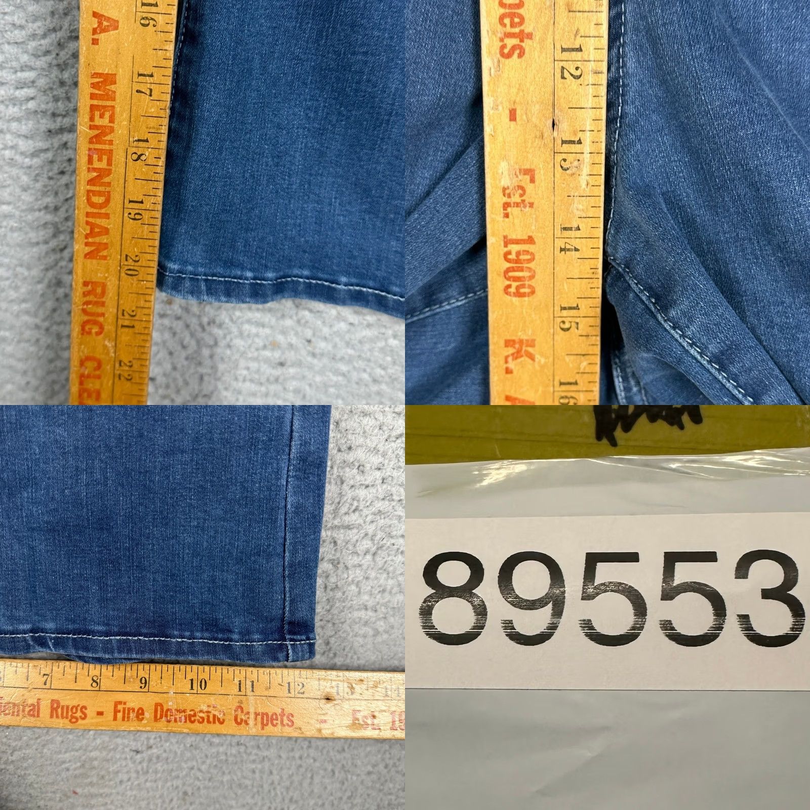 NYDJ NYDJ Jeans Womens 26WP Plus Petite Blue Cool Embrace Wide Leg Cropped Denim Capris / Jeans Wide Leg Crop 26W Womens Size 26" / US 2 / IT 38 - 8 Thumbnail