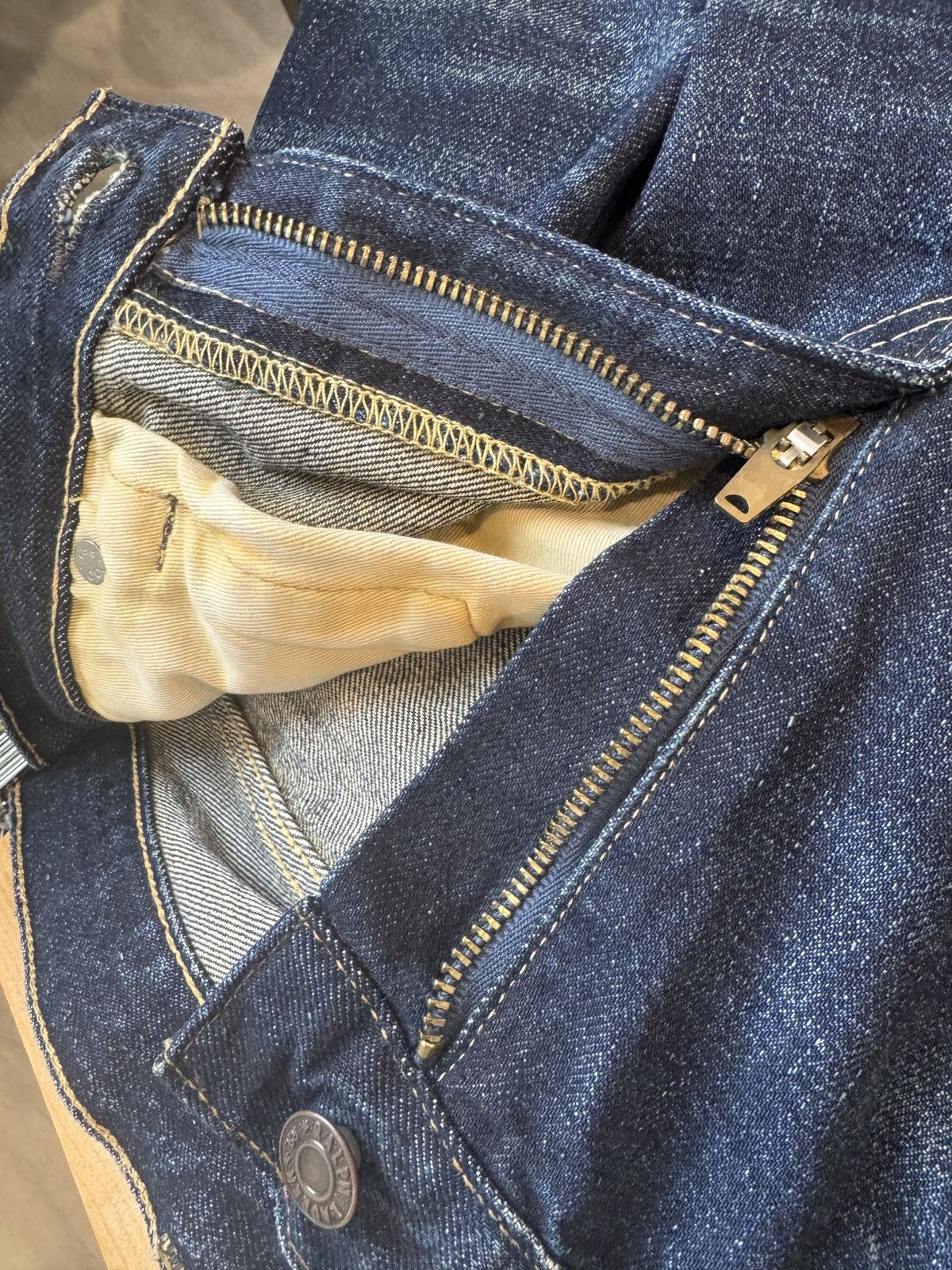 RRL Ralph Lauren Double Rl RRL slim narrow zip fly mud wash jeans Size US 30 / EU 46 - 6 Thumbnail