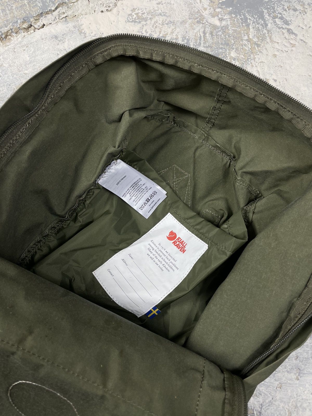Fjallraven Fiallraven Kanken Khaki Backpack Medium Size ONE SIZE - 5 Thumbnail