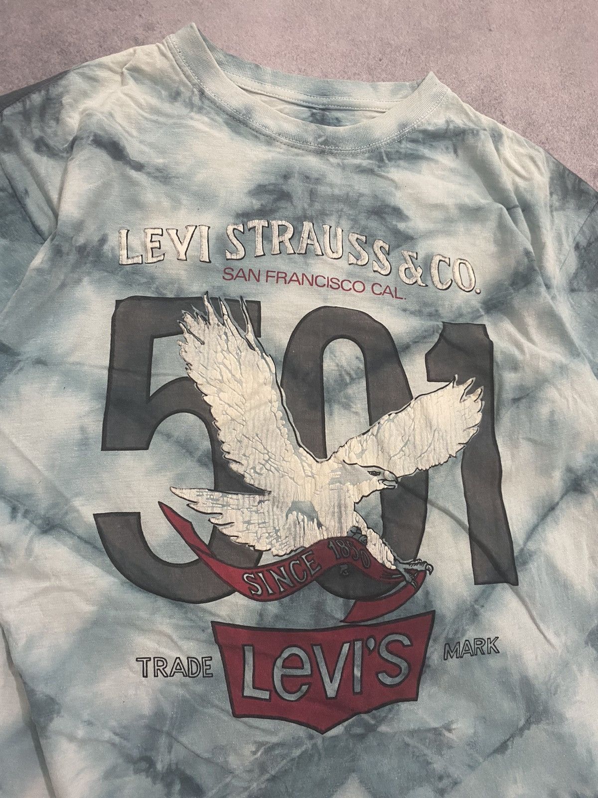 Levi's × Levi's Vintage Clothing × Vintage Vintage Levi’s 501 T-Shirt Big Logo Size US M / EU 48-50 / 2 - 3 Thumbnail