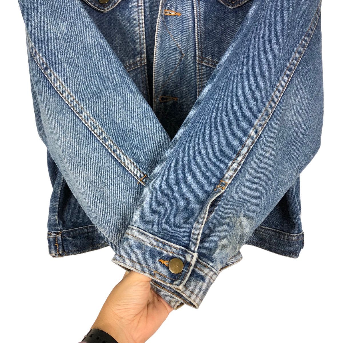 Japanese Brand 🔥90’s Hook Angel Trucker Denim Jacket Hysteric Glamour Size US M / EU 48-50 / 2 - 12 Thumbnail