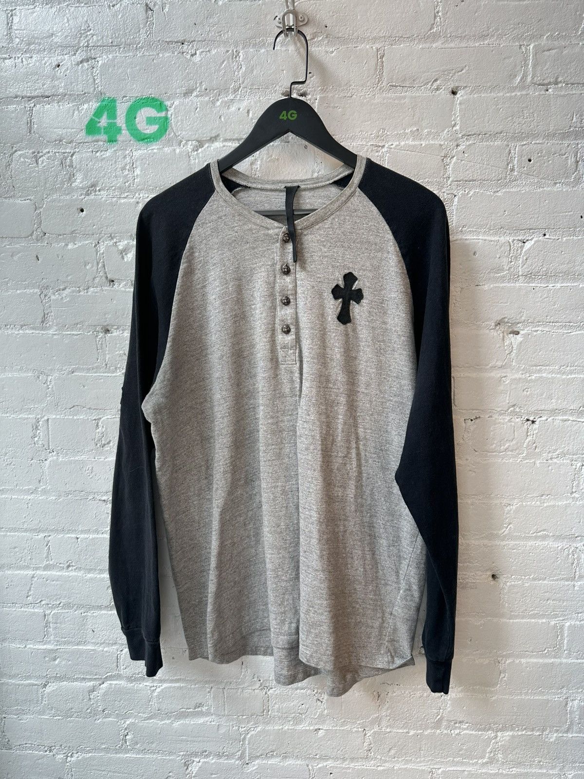 Chrome Hearts CHROME HEARTS LONG SLEEVE PATCH SHIRT Size US XXL / EU 58 / 5 - 1 Thumbnail