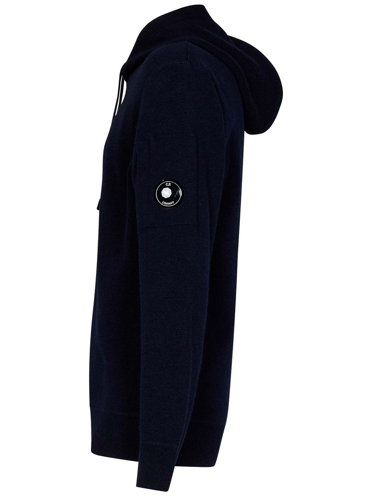 C.P. Company o1y1224 Hooded Sweater in Navy Blue Size US S / EU 44-46 / 1 - 3 Thumbnail