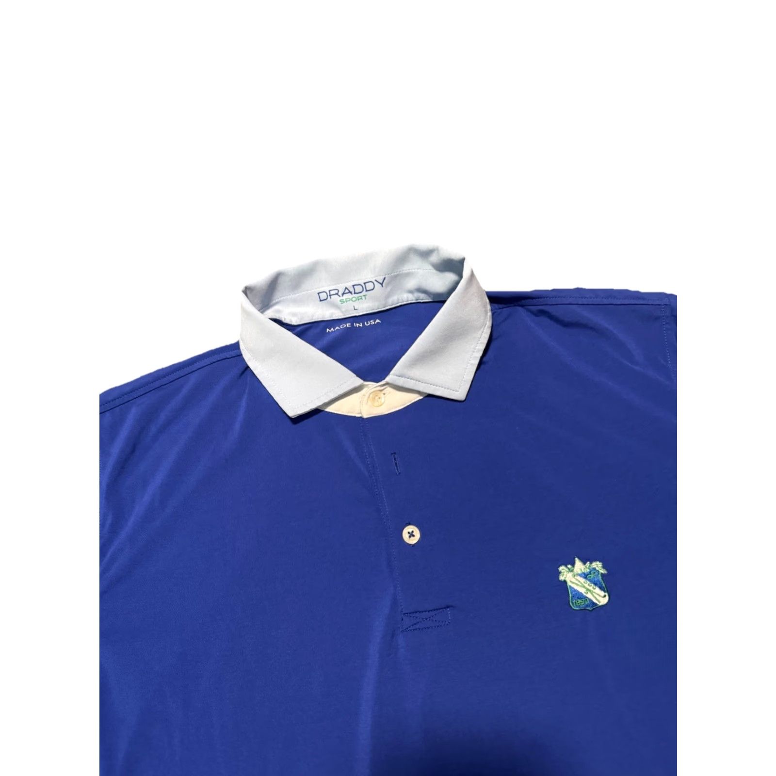Vintage VINTAGE B Draddy Sports Polo Golf Henley Shirt Men’s Large Emblem Stitch Blue USA Polo Mens Large Blue USA Stitch Emblem Golf Shirt Size US M / EU 48-50 / 2 - 5 Thumbnail