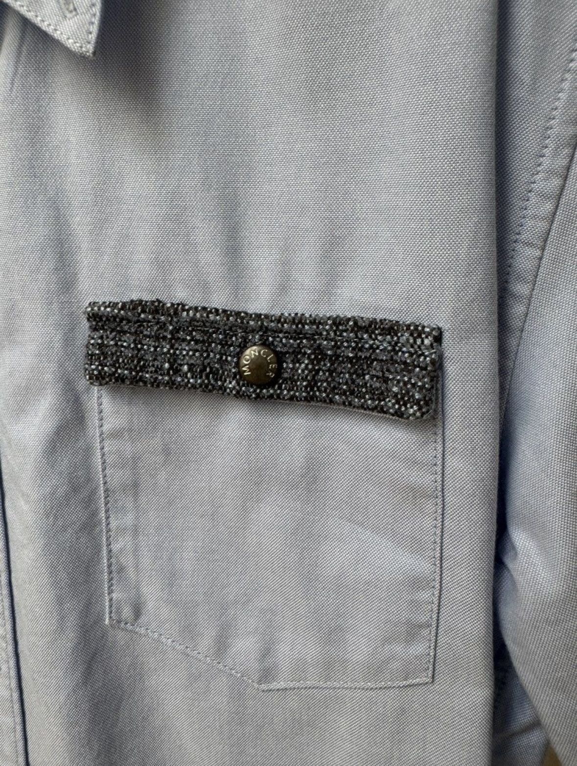 Moncler Moncler shirt with patchwork pocket Size US S / EU 44-46 / 1 - 2 Thumbnail