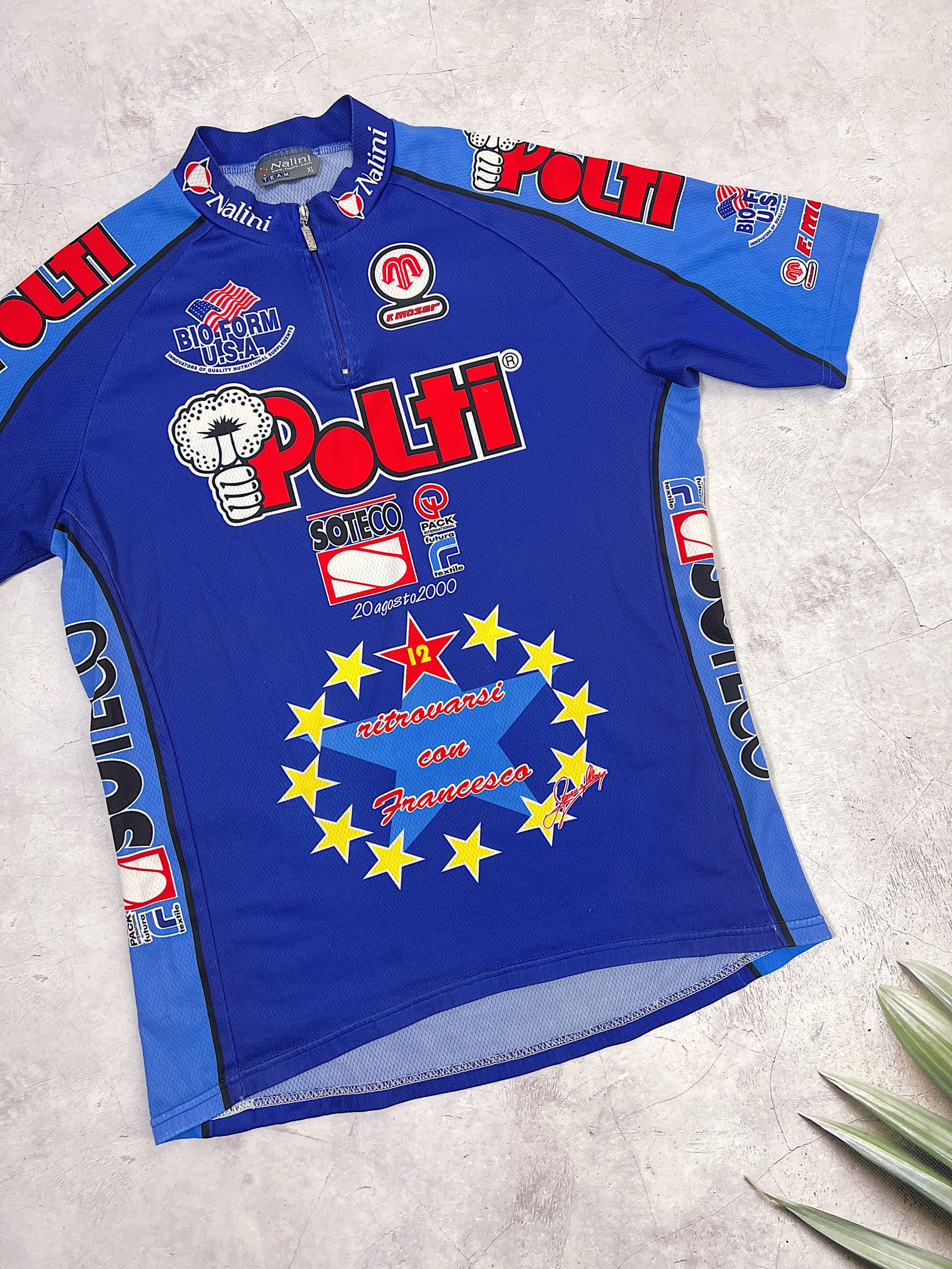 Vintage Vintage Nalini Polti Cycling Jersey Bio - Form USA Size US M / EU 48-50 / 2 - 4 Thumbnail