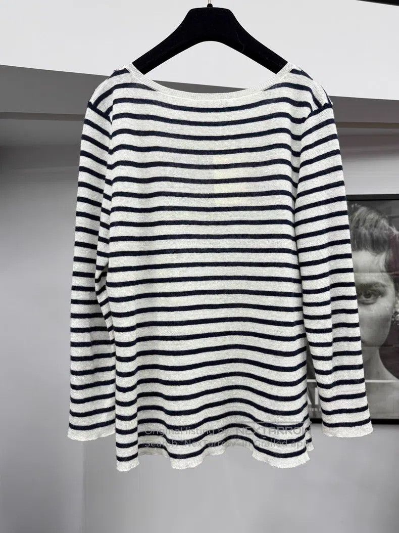 Dior Dior 25 Early Autumn New Striped Long-sleeved T-shirt Size XS / US 0-2 / IT 36-38 - 3 Thumbnail